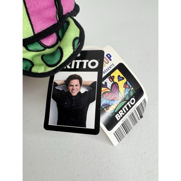 Build-A-Bear Romero Britto Teddy Bear Plush Colorful Pop Art Limited Edition - Picture 5 of 10